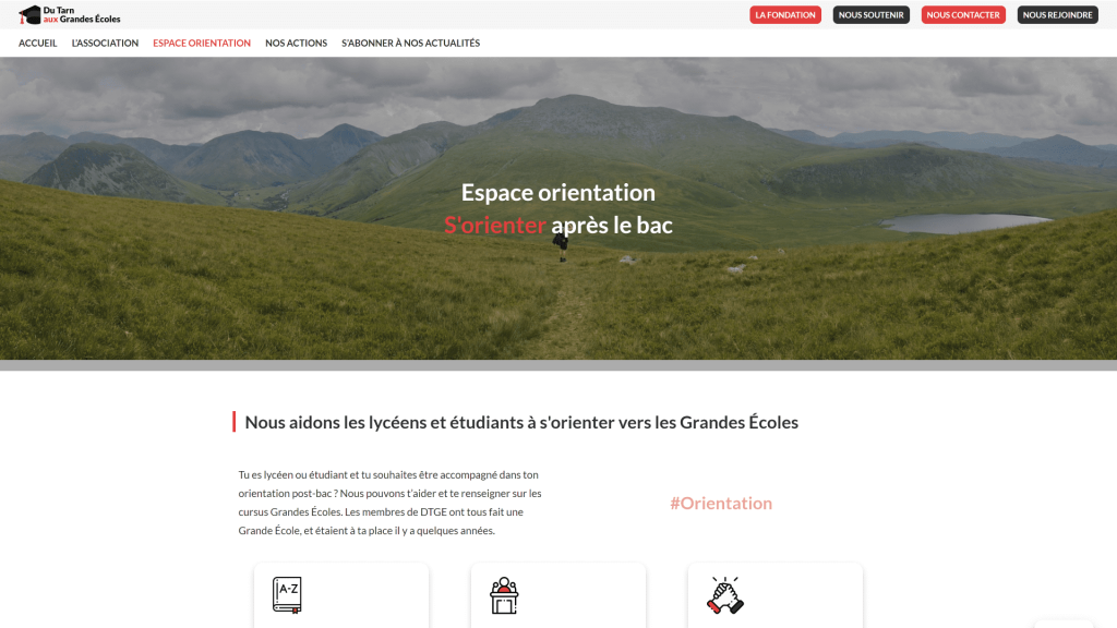 Espace orientation DTGE