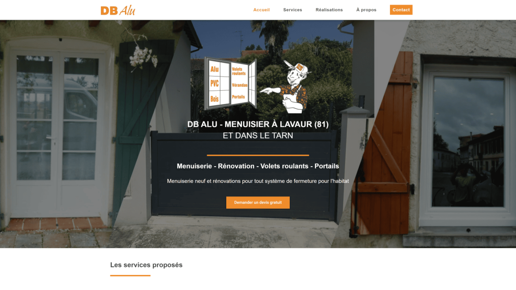 Accueil DB Alu