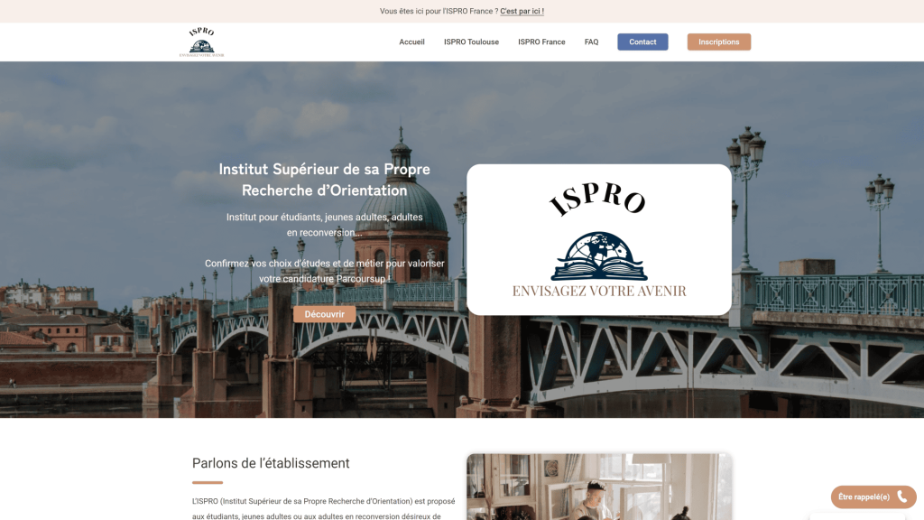 Accueil ISPRO