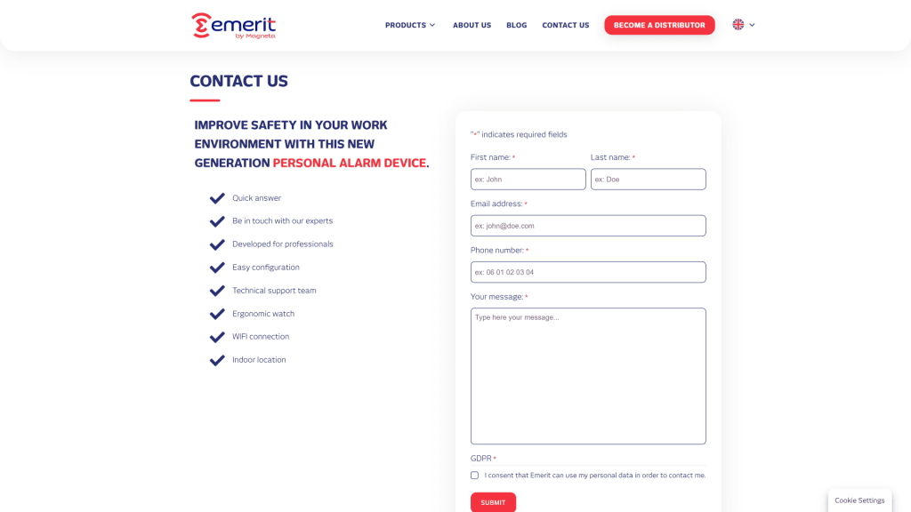 Contact Emerit