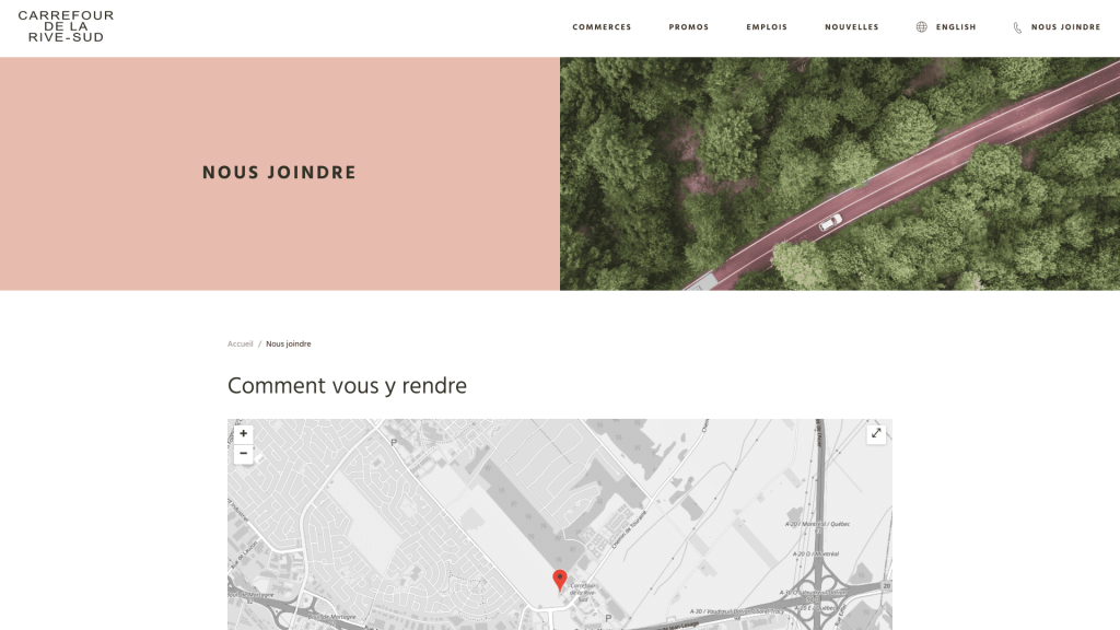 Nous joindre Carrefour de la Rive-Sud