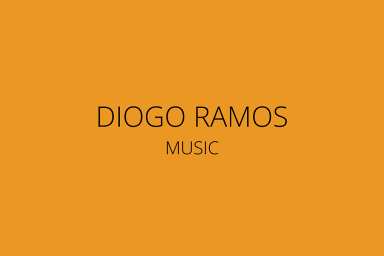Couverture Diogo Ramos Music