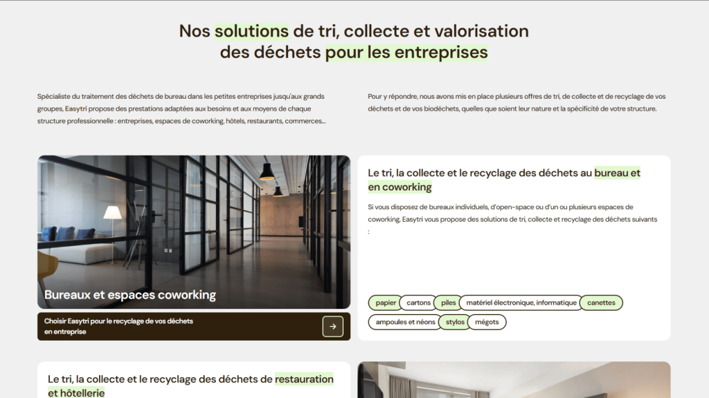 Solutions Easytri