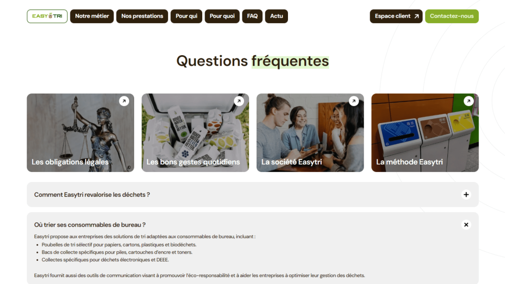 FAQ Easytri