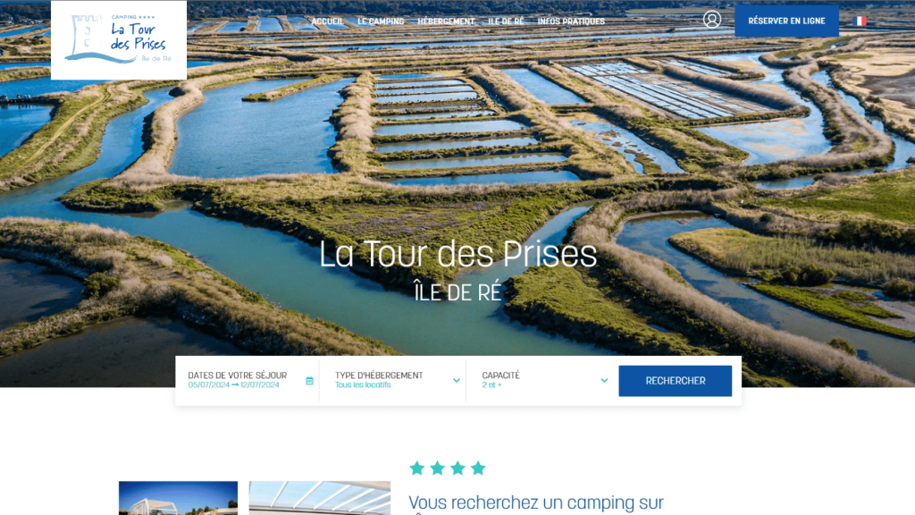 Accueil Camping Les Prises