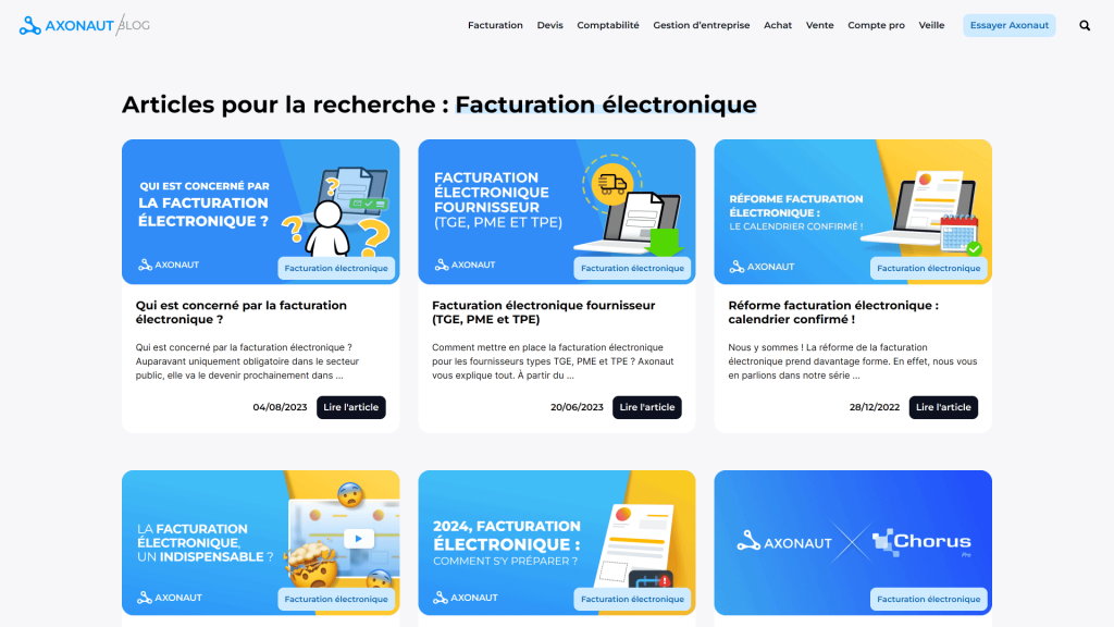 Recherche Axonaut