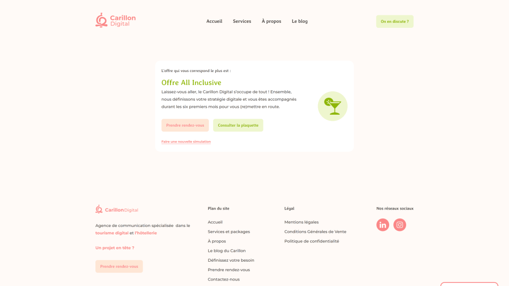 questionnaire Le Carillon Digital
