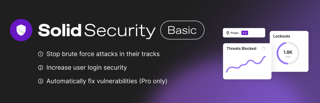 Top 5 plugins WordPress : Solid Security
