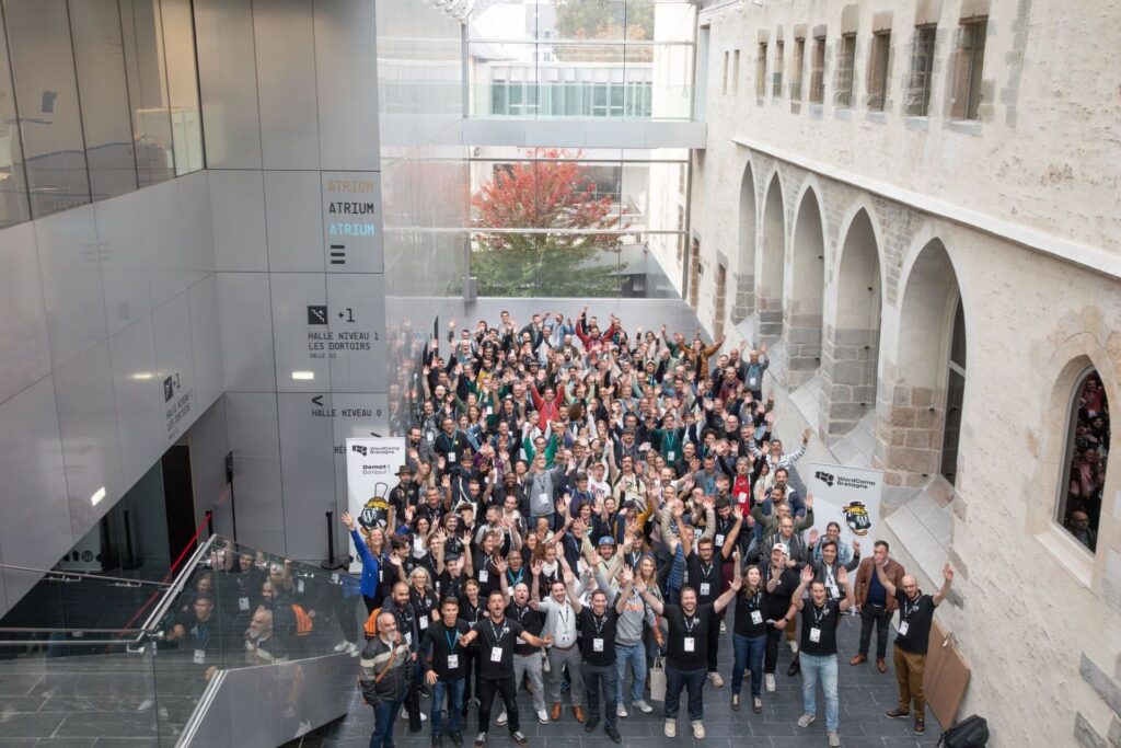 Photo de groupe du WordCamp Bretagne